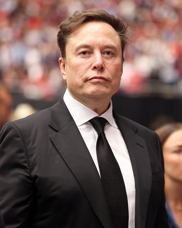 Musk starting photo, not an AI result
