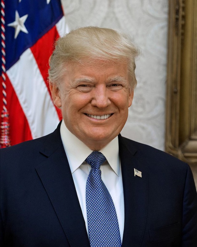 Trump starting photo, not an AI result